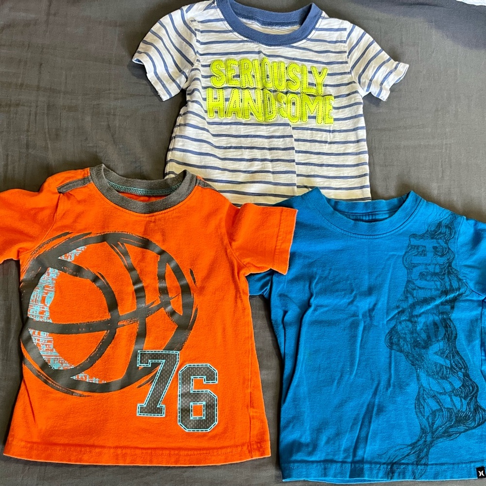 Bundle of Toddler Boy’s Size 24 Months Graphic T-Shirts
